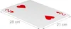 Relaxdays Jumbo Spielkarten, 54 XXL Karten, 28 x 21 cm, Produktbild-Vorschau 4
