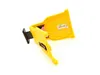 A yellow chainsaw sharpener is shown against a white background. Produktbild-Vorschau