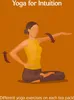 Illustration of a woman performing a yoga pose, with arrows indicating movement. Produktbild-Vorschau