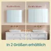 Weißer Badezimmerschrank – Aufbewahrungsschrank – Organizer Produktbild-Vorschau 5