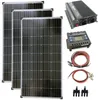 Solar Set 12V 3x130 Watt Solarpanel Kabel Wechselrichter Produktbild-Vorschau 1