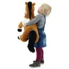 Sweety Toys 1883 Plüschpferd liegend 90 cm braun, Produktbild-Vorschau 5