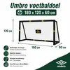 Umbro Voetbaldoel - Voetbal Goal 180 x 120 x 60 cm - Productafbeelding-voorbeeld 2