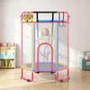COSTWAY Trampolin für Kinder, 154cm 6 in 1 Kindertrampolin Produktbild-Vorschau 2