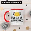 Trendation - Papa und Architekt Tasse Geschenkidee Vater Produktbild-Vorschau 3