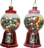 Christbaumschmuck Glas Kaugummiautomat 10,5cm rot oder rosa Produktbild-Vorschau 1