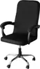 A black office chair cover on a white background. Voir les images du produit