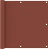 vidaXL Schermo privacy per balcone rosso terracotta 90x500 Anteprima dell’immagine prodotto 5
