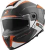 FC-Moto Hawk EVO-X Helm, schwarz matt/weiß/orange, XS Produktbild-Vorschau 2