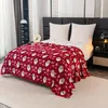 Weihnachtsdeko-Decke 160x200 cm, rot, mit Produktbild-Vorschau 6