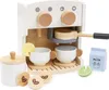 Kinder Kaffee- und Teemaschine aus Holz mit Zubehör, Produktbild-Vorschau 1