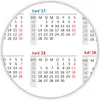 Urlaubsplaner Personalplaner 2026 + 2027 DIN B1 Format Produktbild-Vorschau 12