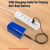 3,3 ft USB nabíjací kábel Náhradný kábel pre rybárske Náhľad obrázku produktu 4