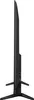 Side view of a black television on a stand. Produktbild-Vorschau