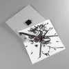 Wanduhr - Quadrat - Glasuhr - Frau Modell - 40x40cm - Produktbild-Vorschau 2
