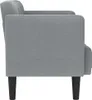 vidaXL Dwuosobowa sofa jasnoszara 111 cm tkanina Podgląd zdjęcia produktu 10