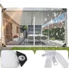 Plachta, vodotěsná, design se zipem, průhledná, H2 x L3m Náhled obrázku produktu 1