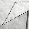 A close-up view of a shower support rod attached to a glass shower wall. Produktbild-Vorschau