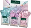 A display of Faber-Castell pencils in various pastel colors, with a marketing backdrop. Podgląd zdjęcia produktu