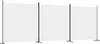vidaXL Paravent 3 pcs. blanc 525x180 cm Tissu Voir les images du produit 1