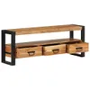 vidaXL Armoire TV 120x30x45 cm en bois massif d'acacia Voir les images du produit 5