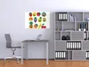 Wallario Poster - Obst-Smilies im Comic-Stil - Lustige Produktbild-Vorschau 3