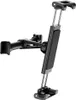 A black car mount for a tablet or phone, shown against a white background. Voir les images du produit