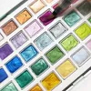Artecho Aquarellfarben Wasserfarbe Set - 50 Metallic Farben Produktbild-Vorschau 3