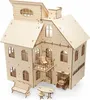 3D Holzmodell - Puppenhaus 54 cm Produktbild-Vorschau 14