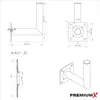 PremiumX Satelliten-Komplettanlage 80cm Satellitenschüssel Produktbild-Vorschau 8