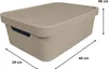 Plastard Boxen 19 L, 3er-Set, stapelbar, BPA-frei, Beige, Produktbild-Vorschau 4