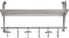 vidaXL Wandgarderobe mit Kleiderhaken Aluminium Produktbild-Vorschau 1