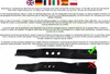 lama di ricambio per tosaerba 50 CM per Hecht 551 SX Anteprima dell’immagine prodotto 2