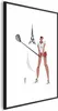 Posterpapier Poster - Illustration of a Female Golfer with Produktbild-Vorschau 1