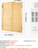 SucceBuy Drzwi do salonu, 907x28x1060 mm, drzwi wahadłowe z Podgląd zdjęcia produktu 7