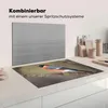 KitchenYeah© Herdabdeckplatte Ein bunter Stieglitz sitzt Produktbild-Vorschau 3