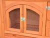 Hasenstall Kaninchenstall XL Jumbo natur Produktbild-Vorschau 5