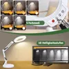 LED Lupenleuchte 10X mit Licht & Standfuß, Echtglas-Linse Produktbild-Vorschau 8