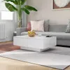 vidaXL Konferenčný stolík biely 90x60x31 cm Drevo Materiál Náhľad obrázku produktu 2
