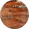 vidaXL Plateau de table Ø 80x2,5 cm Rond Vieux bois massif Voir les images du produit 8