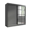 Taviro 200 cm Graphit, 2-türiger Kleiderschrank mit Produktbild-Vorschau 1