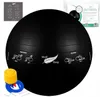 Piłka do ćwiczeń,  gimnastyczna 65cm czarna Medi Sleep Podgląd zdjęcia produktu 2