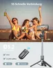 Selfie-Stick-Stativ mit 2 Fülllichtern, 114 cm verbessertes Produktbild-Vorschau 5
