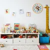 Orologio da parete Relaxdays per bambini, Ø 30 cm, orologio Anteprima dell’immagine prodotto 2
