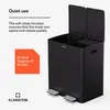 Klarstein 40 l (2x20 l) kuchynský odpadkový kôš s triedením Náhľad obrázku produktu 5