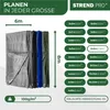 Plandeka Plandeka Medium 6x8 m, 100 g/m, pokrowiec, SILVER, Podgląd zdjęcia produktu 3