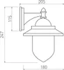 GTV Luminaire de jardin TOSKANA-AD E27 max. 60W IP54 Voir les images du produit 4
