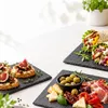 Relaxdays Schieferplatte 6er Set, 20 x 30 cm, Servieren von Produktbild-Vorschau 3
