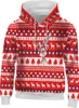 Weihnachts-Hoodie - Rentier- Weihnachtspullover - Produktbild-Vorschau 3