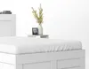 Deco4Home Microsatin Pure Sheet | 180x200cm | Biały Podgląd zdjęcia produktu 3